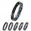 Far infrared 3000 gauss titanium magnetic therapy bracelet