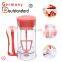 Eco-friendly pancake batter dispenser automatic batter dispenser separator machine with squeeze handle