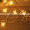 decorative Led safety holiday curtain String star Lights garden home christmas indoor outdoor decoration fairy light
