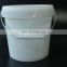 1Gallon PP Food Grade Round Plastic Buckets With Handle And Lids For Ice-cream ,Candy