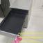 Steel Arch Pull Mobile Pedestal Filing Cabinet in silver color for office space