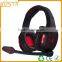 Fancy cool colors stereo top quality new design LED light glowing gaming headsets