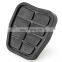 Pair Car Rubber Brake Clutch Pedal Cover  Pads Covers 321721173 For VW Golf Jetta MK2 T4 C44 1983-1992