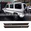 G class w463 2x Graphics Decals Strips Car Stickers for w463 G63 G65 G500 G350 G55 Side Decals Sticker Vinyl Matte Black