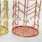 Luxury metal Storage basket pencil holder wire baskets small metal baskets for office table and book house
