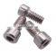 High quality decorative head carbon steel fastening knurled m6 screws