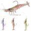 8.5cm 10g  Prawn bionic bait soft plastic  Fishing Lure With Hook Sea Fishing  silicone  Shrimp Soft Lure