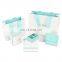 high quality custom logo packaging box with soft silk touch white paper jewelry box