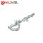 MT-1706 Fiber optic sell well optical self tapping snake P type eye screw hook with nuts and washer