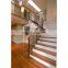 Designer straight stairs central spine stairs with middle stringer