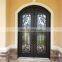 best quality wrought iron decoration main entrance grill doors design