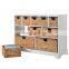 Large Storage Chest of Drawers With Baskets Hallway Bathroom Basket Storage Unit Cabinet