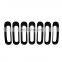 Bright circle of grille for jeep wrangler jk, black