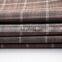 hotsale yarn dyed fabric polyester rayon blended tr plaid spandex fabric