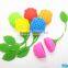 2015 Newest Design Flower Shape Silicone Tea Infuser Tea Strainer Silicone Tea Bag