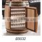 Oupusen bentwood wood lid red wine cabinet
