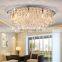 Crystal Chandelier Lamp Glass Ball Stairs Droplight Lamp Square Pendant Light
