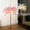 Modern Simple LED Standing Lamp Hot Selling Floor Lights Unique Design Feather Lamps