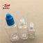 Empty square vape PET bottle anti-theft E-liquid plastic eye dropper childproof oil ink squeeze bottle tip lid 10ml 30ml 50ml  liquid juice