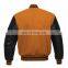 Wool with Genuine Cowhide Leather Sleeves custom Letterman jacket with perfect blend of super soft fabric lining is  very warm