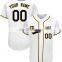 Mens Pinstripe Embroidered Baseball Jersey Custom Stripe Baseball Jersey with Embroidery