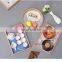 Creative Design Decorative Printed Lacquer Bamboo bardia Serving Tray With Handles
