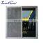 Superhouse Cavity aluminium frame black glass double sided lift and sliding door