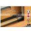 affordable housing sliding window crescent lock sliding  customised windows sliding glasses wooden color upvc