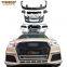 Hot Selling Body Kits For Audi Q7 Upgrade RSQ7 2012 -2015 Style Front Car Bumper With Grille Flog Lamp Grille Rear Diffuser Tips