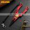 New Outdoor Multiple Fishing Clamps Aluminum Alloy lip Clamps with Safety Sling Scissors Clamps