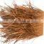 Factory wholesale rolled palm straw reed beach umbrella gazebos plastic materials artificial synthetic thatch  roofing