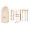 Solid Wooden Croquet Outdoor Garden Game Set for Kids