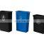 65 Liter Pull Out Plastic Trash Can PP Kitchen Black Recycling Garbage Bin