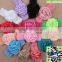 2.75" Shabby Chiffon Rose Trim Chiffon Frayed Flowers DIY Baby headband Hair Accessory MY-AF0005