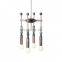 Indoor Modern Art Design Led Vintage Brass Agate Chandelier Pendant Light Bead Ball Lamp