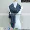 65% Polyester 35% Viscose Solid Grey Woven Scarf for SS 16