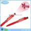 China supply led pen light, promotional pen,promotion pen with logo for promotion gift for halloween