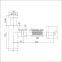 Lastest Arrival Chrome Plated Sink Siphon Bottle Trap Basin Brass Waste Accessories(J220-B)