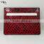 2016 Top Quality Colorful Travel Card Holder Python Leather Wallet For Credit Card