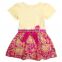 2014 Latest Summer Kids Clothes Exquisite Girl Embroidered Dress