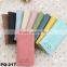 Stock wholesale multi-colors ultra-thin girls PU wallets and purses