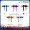 Manufacturing 2016 Hot Selling Fancy Earphone Headphone with Metal Shell