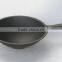 Pre-seasoned Cast Iron Cookware Fry Pan/ Skillet / Wok With Wooden Handle/ Vegetable Oil Coating Pan