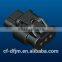 3 way plastic male and female wire to board waterproof automotive automobile car connector