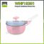 High quality aluminium saucepan set sauce pot ceramic/nonstick milk pan with glass lid
