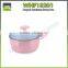 Best selling aluminum milk pot with lilicone handle industrial saucepan sauce pan sets