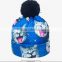 Beanie Pompon 2015 animal hat Print Winter Knitted Hat Unisex Different fullprint digital space panda weed fire women men