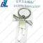 Engravable body shaped metal laminated key chain