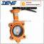 280PSI Wafer Ductile Iron Pneumatic Butterfly Valve Soft Seat