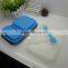 green Collapsible travel silicone fast food dishware bowl food grade material
